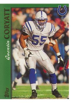 Quentin Coryatt Indianapolis Colts 1997 Topps NFL #359